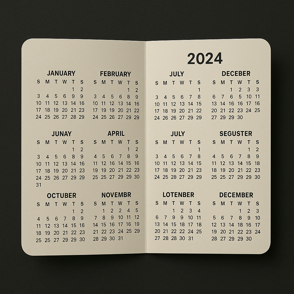 Physical calendar